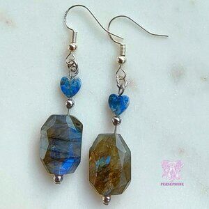 Mystic Water Goddess “Mama Cocha” | Labradorite + Lapis | Sterling